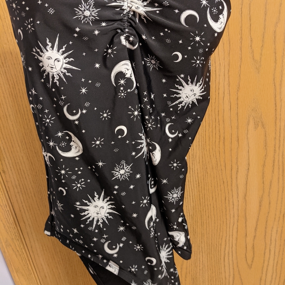 Hot Topic Mdnight Hour Celestial Swimsuit